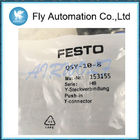 Plastic Festo Push In Connector QSY-10-8 153155 Reducing Outlets Black Color