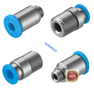 FESTO Male Thread With Internal Hex Straight Push In Fittings 153012	QS-1/8-4-I 186106	QS-G1/8-4-I 133191 QS-1/8-4-I-100 133008 QS-G1/8-4-I-100 153013 QS-1/8-6-I 186107 QS-G1/8-6-I
