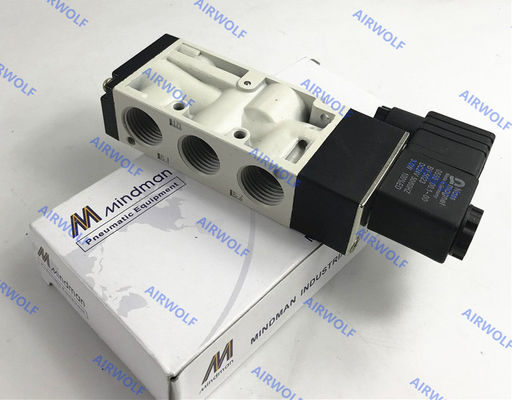 Single Double Coil MVSC-460-4E1 MVSC-460-4E2 1/2 Mindman 5/2 Way 0.2-0.8Mpa Aluminum DC24V AC220V AC110V DC12V Solenoid Valve