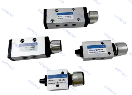 XQ Series Aluminum Pneumatic Manual Valve with 0-1.0MPa Operating Pressure and -10~+60 ℃ Working Temperature for 1/8" Port Size