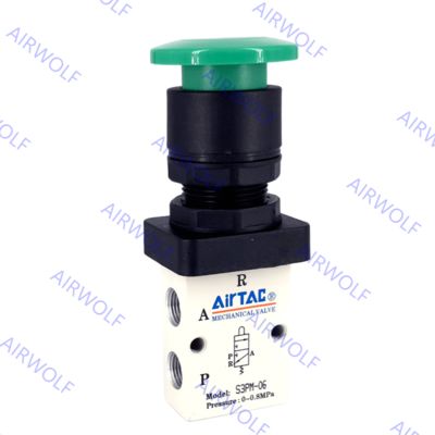 AIRTAC S3 Series S3PM-M5, S3PM-06, S3PM-08 3/2 way Control Valve M5 1/8" 1/4"