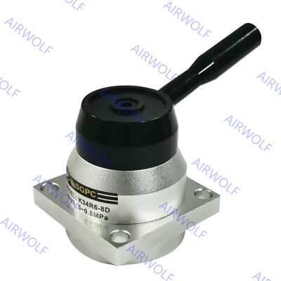 K34R6-8, K34R6-8D, K34R6-8L, K34R6-8DD Sunrise Nielsen HV Series 4/3 way Hand Rotary Valve 1/4"