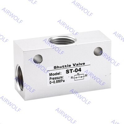 ST-01, ST-02, ST-03, ST-04, ST-06, ST-08 ST Series one-way Shuttle Valve 1/8", 1/4", 3/8", 1/2", 3/4", 1"