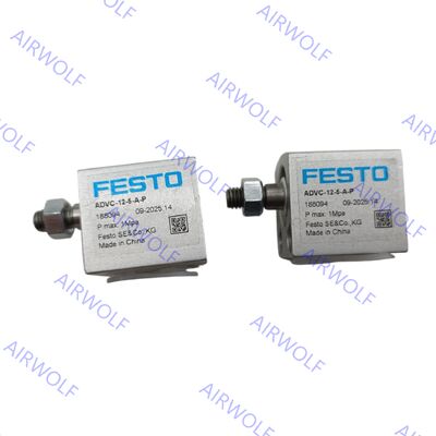 Festo ADVC-12-5-A-P-A ADVC-12-10-A-P-A ADVC-12-5-I-P-A ADVC-12-10-I-P-A Double-Acting Short-stroke Cylinders