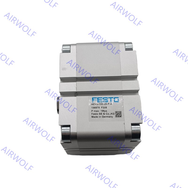 AEVU-100-10-P-A AEVU-100-10-A-P-A,-15,-20,-25 Festo Single-Acting Compact Cylinder