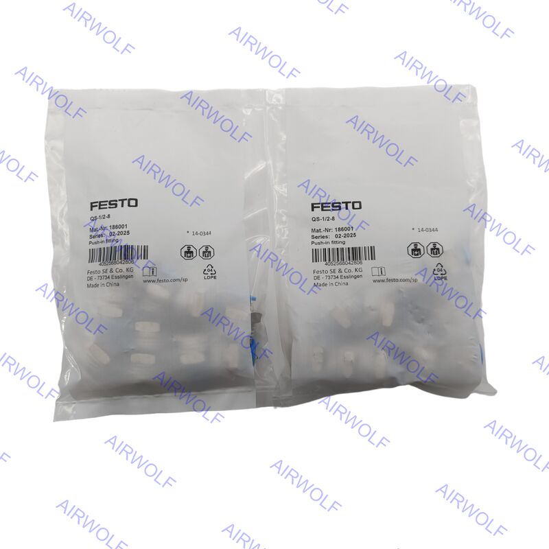 QS-1/4-12-I QS-3/8-8-I QS-3/8-10-I QS-3/8-12-I Festo QS Series Push-in Fitting