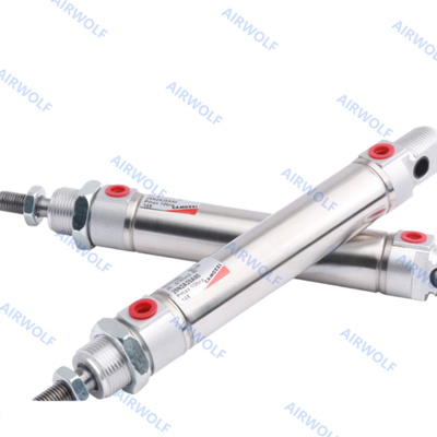 CAMOZZI ISO6432 ステンレス鋼製空気圧シリンダ 0.15-1.0MPa 24 25 シリーズ