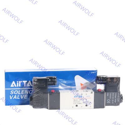 AIRTAC 4V230C-06/08, 4V230E-06/08, 4V230P-06/08 4V200 シリーズ 5/3 方向 電動電磁弁 1/8