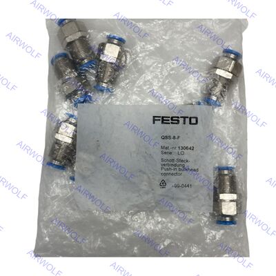 Festo QSS-8-F QSS-10-F QSS-12-F QSS シリーズ プッシュインバルクヘッドコネクタ