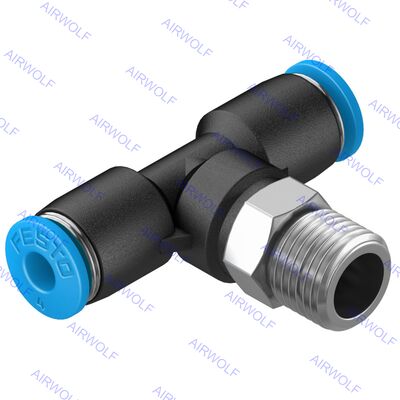 Festo QST-1/8-4 QST-1/8-4-100 QST-1/8-6 QST-1/8-6-100 QSTシリーズ プッシュインTフィッティング